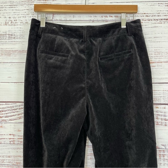 Coldwater Creek Black Faux Suede Trouser Fit Pants NWOT - Picture 5 of 16
